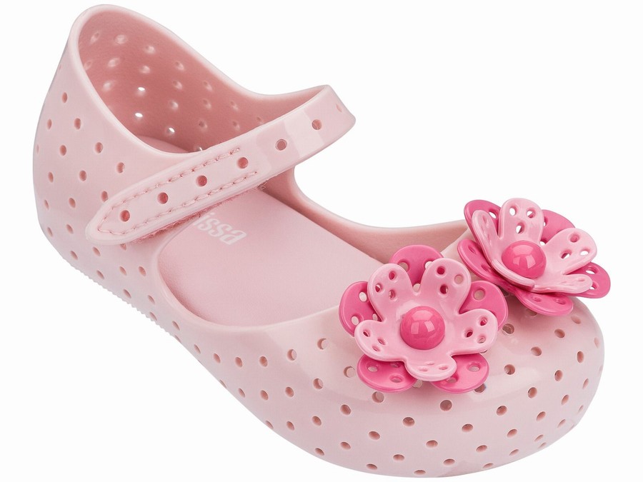 Bailarinas Mini Melissa Furadinha Pretty Bebe - Rosas - Argentina XRT-894105